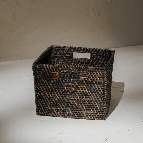 Rattan storage baskets - Different sizes and colours! - Coastal Villa Homeware